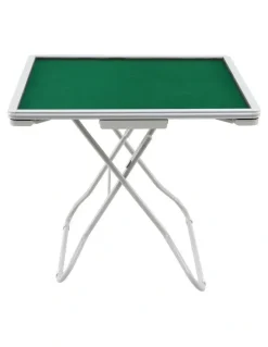 Unbranded Folding Mahjong Table With 4 Drawers And Cup Holders