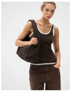 Unison Avery Textured Shoulder Bag