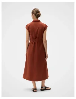 Unison Collared Midi Dress