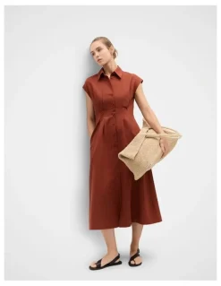 Unison Collared Midi Dress