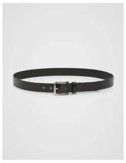 Unison Emmett Leather Belt in Black