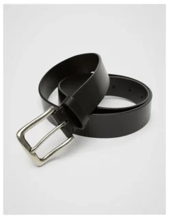 Unison Emmett Leather Belt in Black
