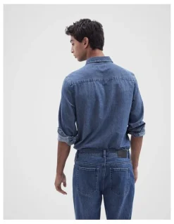 Unison Straight Leg Jeans in Dark Wash