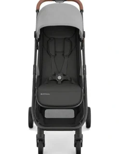UPPAbaby UPPAbaby Minu V3 Stroller - Greyson (Charcoal / Carbon / Saddle Leather)