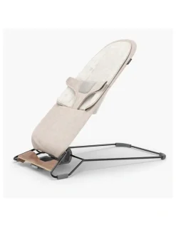 UPPAbaby UPPAbaby Mira Baby Bouncer - Charlie (Sand Melange / Black Chrome / Walnut Wood)