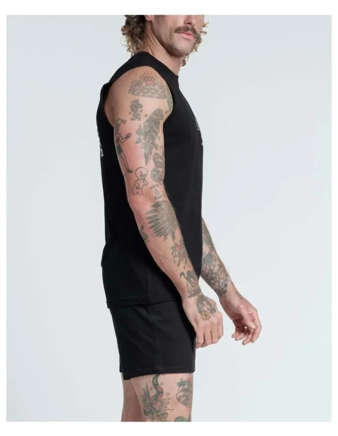 Vacancy Co Life On The Rocks Tank in Black