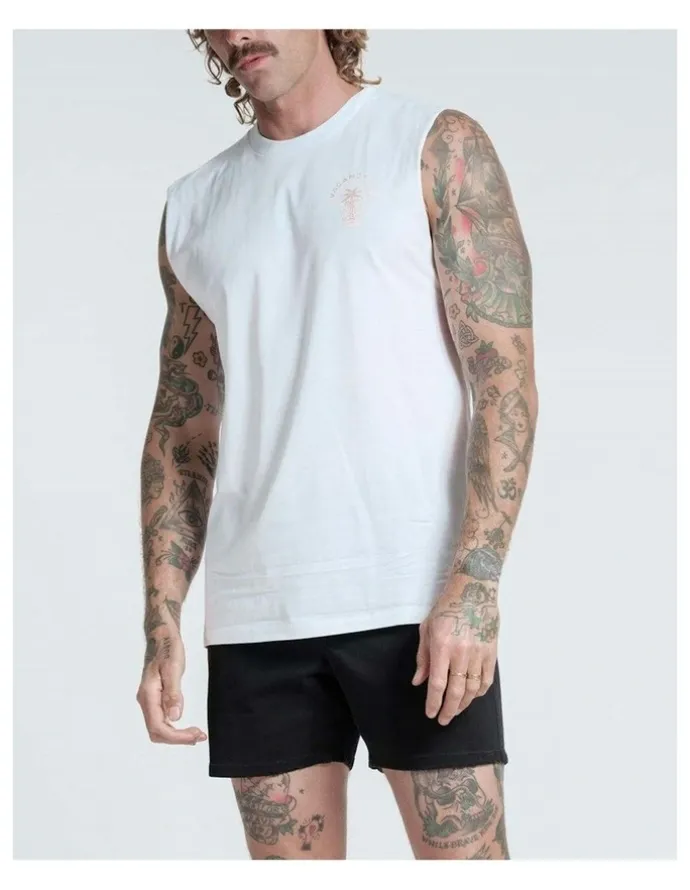 Vacancy Co Rest and Peace Tank in White