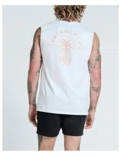 Vacancy Co Rest and Peace Tank in White