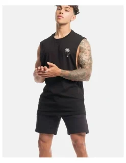 Vacancy Co Tropical Tank in Black