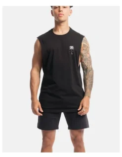 Vacancy Co Tropical Tank in Black