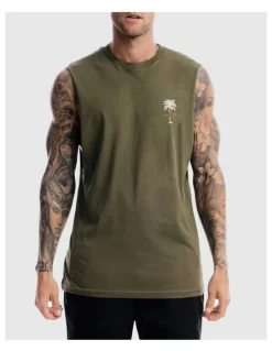 Vacancy Co Tropical Tank in Olive