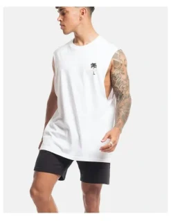 Vacancy Co Tropical Tank in White