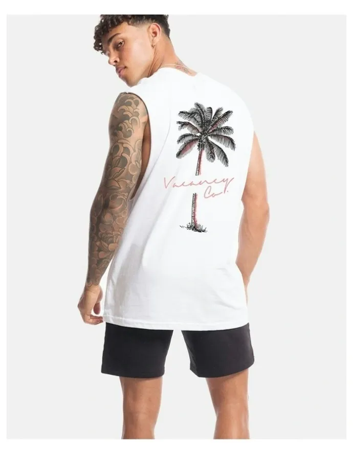 Vacancy Co Tropical Tank in White