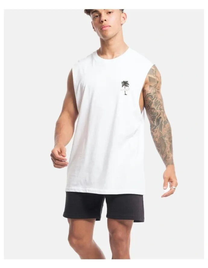 Vacancy Co Tropical Tank in White