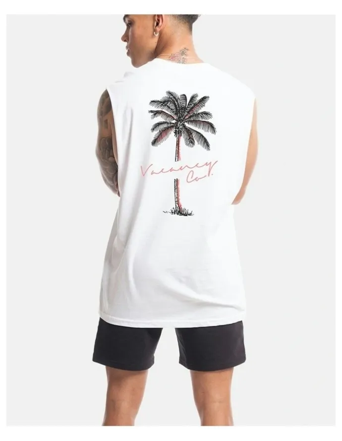 Vacancy Co Tropical Tank in White