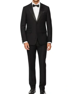Van Heusen Slim Dinner Suit Pant in Black