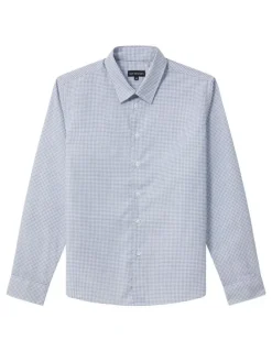 Van Heusen Youth Junior Fit Chain Print Shirt in White