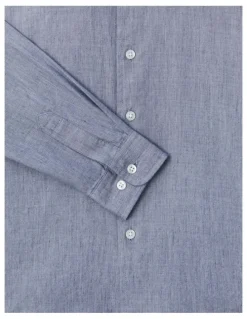 Van Heusen Youth Junior Fit Oxford Casual Shirt in Navy