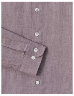 Van Heusen Youth Junior Fit Oxford Casual Shirt in Mahogany