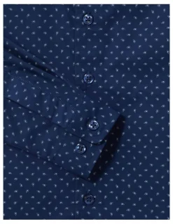 Van Heusen Youth Junior Fit Paisley Shirt in Navy