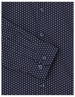 Van Heusen Youth Juniro Fit Circle Print Shirt in Navy