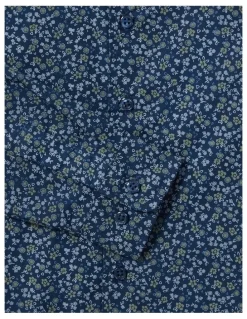 Van Heusen Youth Youth Fit Floral Print Shirt in Green