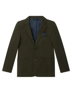 Van Heusen Youth Youth Fit Peach Twill Jacket in Green