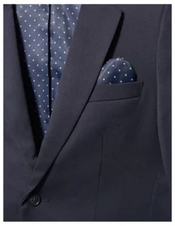 Van Heusen Youth Youth Fit Plain Stretch Twill Suit Jacket in Ink