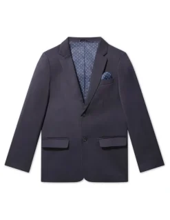 Van Heusen Youth Youth Fit Plain Stretch Twill Suit Jacket in Ink
