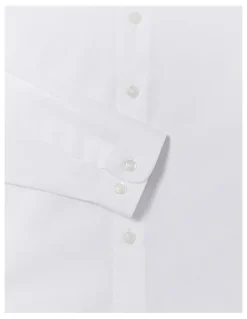 Van Heusen Youth Youth Fit Plain Dobby Dress Shirt in White