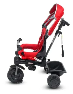 Vee Bee Explorer Reclining Kids Trike/Pram & Parent Handle 10-36m Red