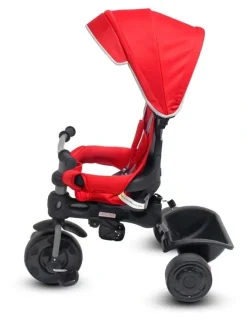 Vee Bee Explorer Reclining Kids Trike/Pram & Parent Handle 10-36m Red
