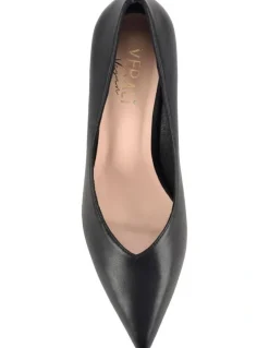 Verali Elliot Block Heel Pumps in Black