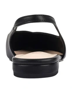Verali Hillary Slingback Flats in Black
