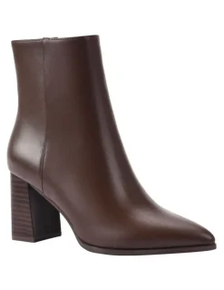 Verali Maxine Ankle Boots in Chocolate Brown
