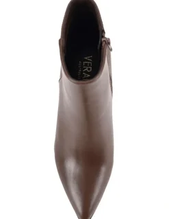 Verali Maxine Ankle Boots in Chocolate Brown