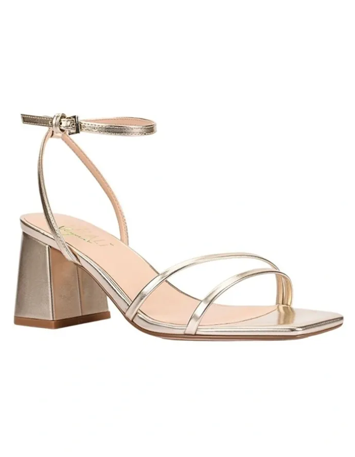 Verali Stevie Block Heel Sandals in Chocolate Brown