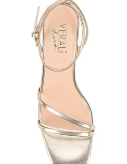 Verali Stevie Block Heel Sandals in Chocolate Brown