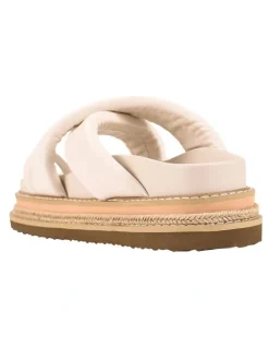 Verali Thelma Flatform Slides in Bone