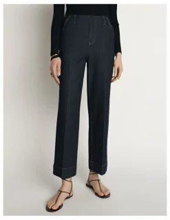 Veronika Maine Denim High Rise Cropped Jean