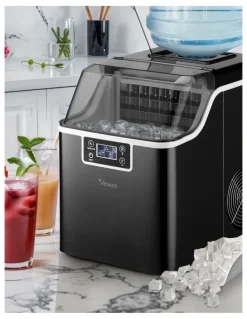 Vevare Ice Maker Machine Portable Stainless 3.2L in Black