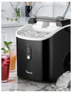 Vevare Nugget Ice Maker Portable Machine 15kg in Black