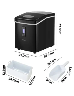 Vevare Portable Ice Maker Machine 3L in Black