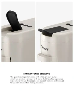 Vevare Vevare Capsule Coffee Machine 19 Bars 3in1 Nespresso/Dolce-Gusto Maker