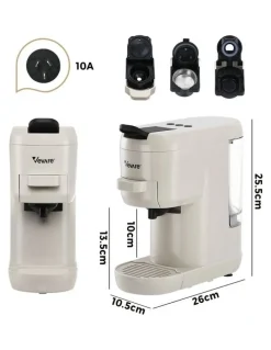 Vevare Vevare Capsule Coffee Machine 19 Bars 3in1 Nespresso/Dolce-Gusto Maker