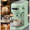 Vevare Vevare Espresso Coffee Machine Latter Cappuccino Maker 19 Bar Milk Frother Mint