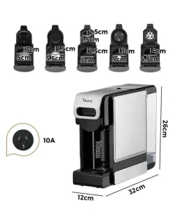 Vevare Vevare 5 in 1 Capsule Coffee Machine 19Bar Nespresso Dolce-Gusto Pod K-Cup Maker