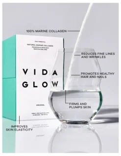 Vida Glow Cranberry And Lime Natural Marine Collagen Powder