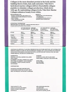 Vida Glow MIXED NATURAL MARINE COLLAGEN TRIAL PACK 14 SERVES