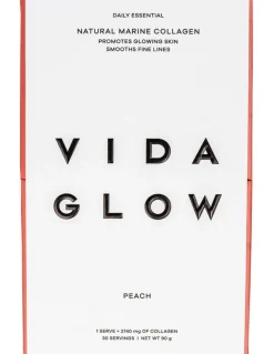 Vida Glow Peach Natural Marine Collagen Powder 90g